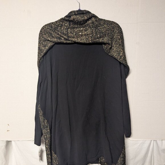 Style & Co Black Gold Metallic Sequin Sweater – Women’s 2X - Picture 3 of 4